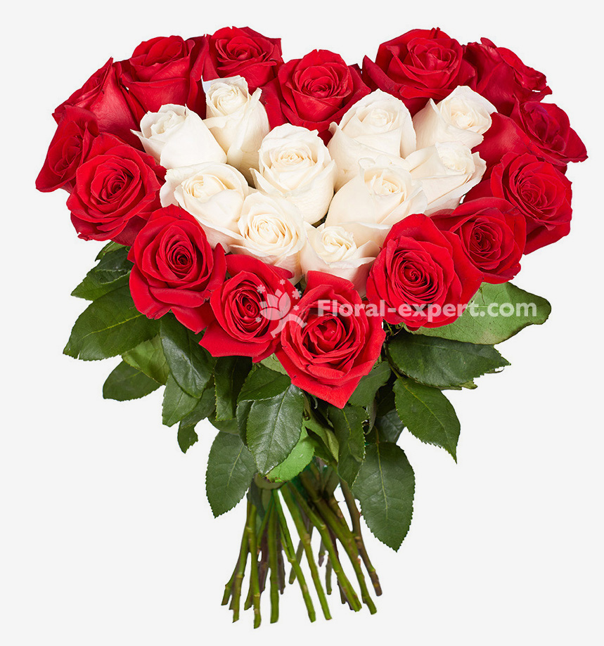 Cœur de roses - Livraison fleurs et cadeau à Budva | Livraison de Cœur de  roses avec votre fleuriste | Floral-expert